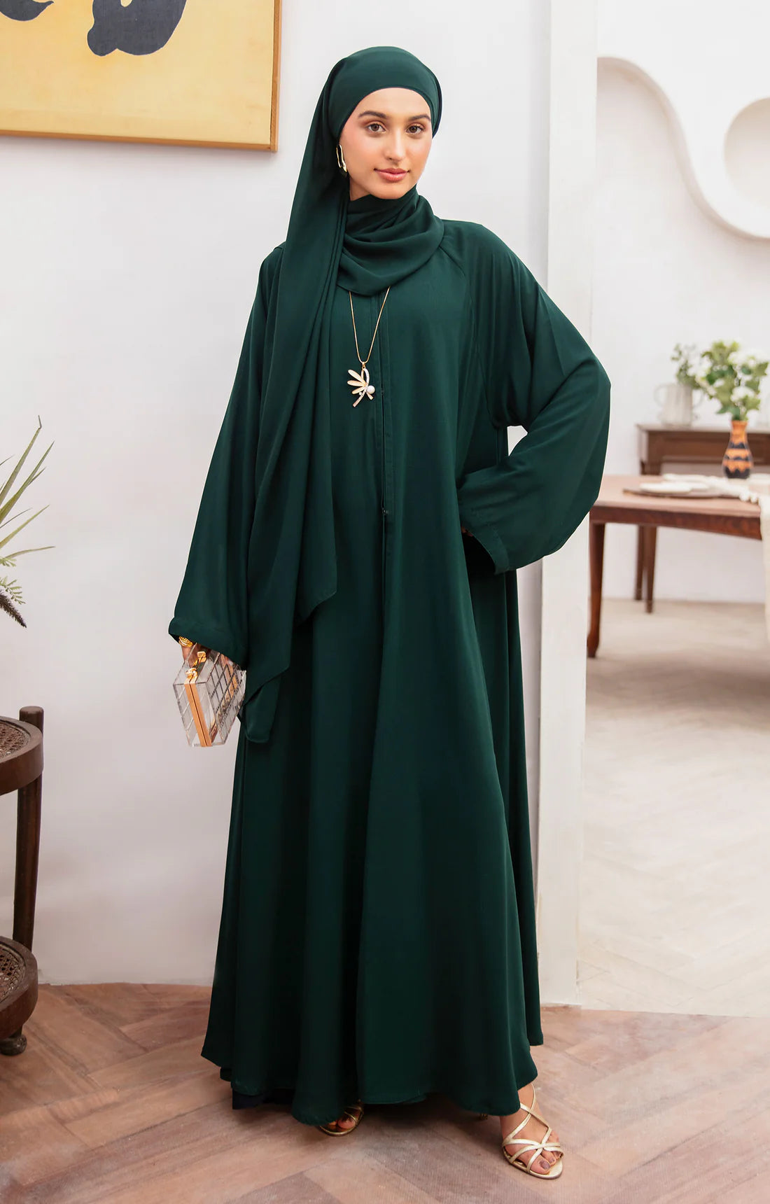 Verdent Volt Front Open Abaya