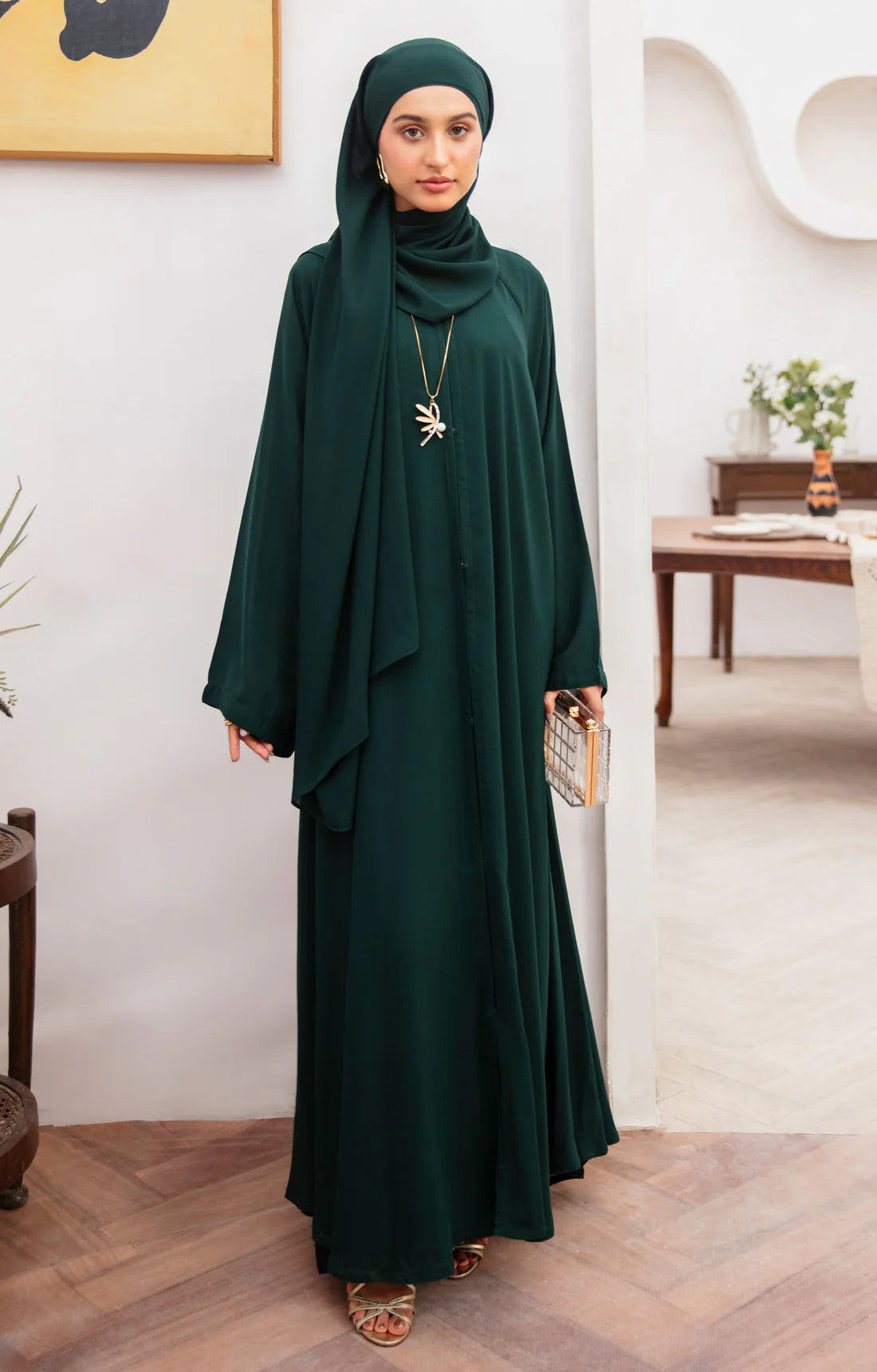 Verdent Volt Front Open Abaya